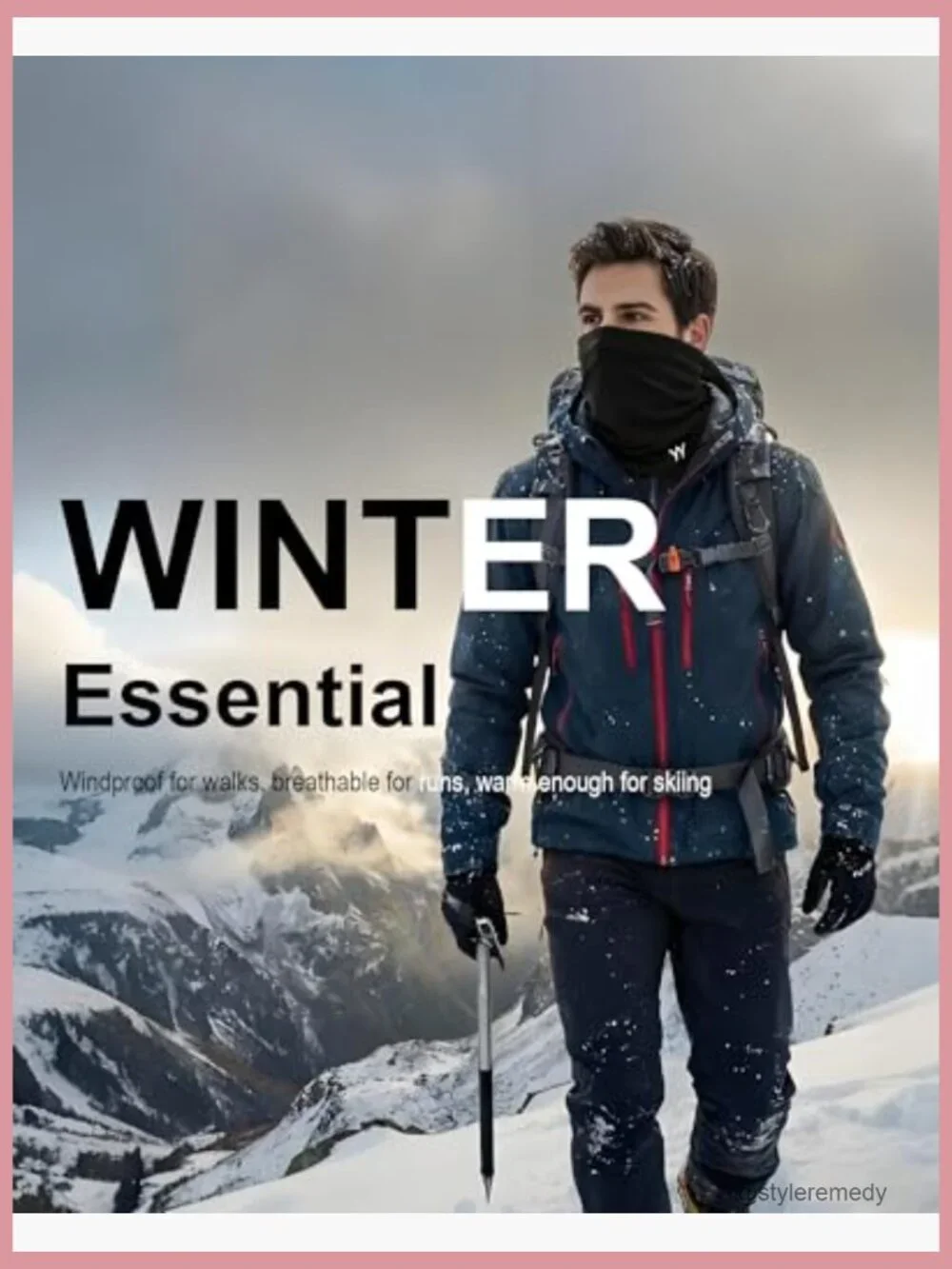 Wool Blend Windproof Neck Gaiter
